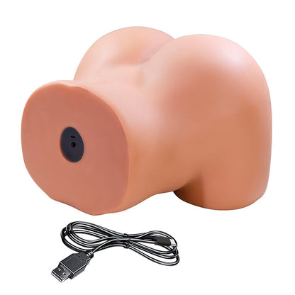 CRAZY BULL - JULIA XXL MASTURBADOR VIBRATÓRIO DUPLO VAGINAL E ANAL FLESH