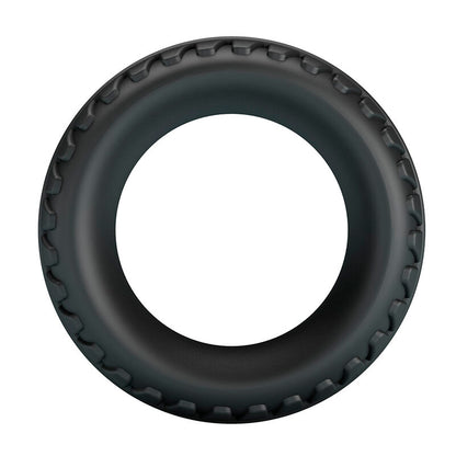 CRAZY BULL - ANEL PENIANO DE SILICONE TEXTURIZADO MERRITT PRETO