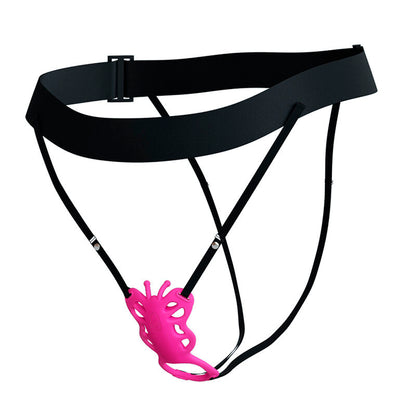 PRETTY LOVE - MASSAGEADOR DE CALCINHA ROSA COM CONTROLE POR APLICATIVO DE BORBOLETA