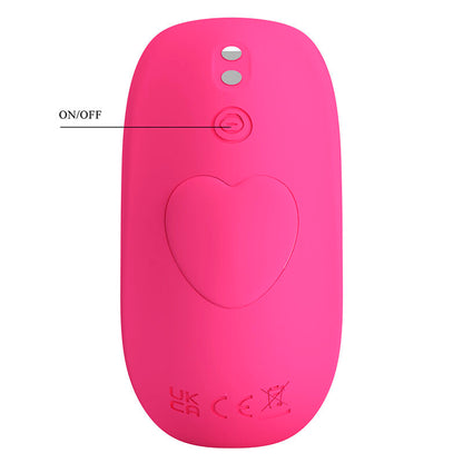 PRETTY LOVE - MASSAGEADOR HAZELYNN COM 12 FUNÇÕES E CONTROLE POR APLICATIVO (ROSA)