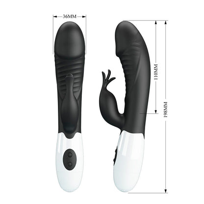 PRETTY LOVE - RASMUSSEN VIBRADOR COELHO COM 30 FUNÇÕES PRETO