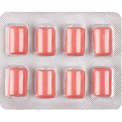 WUG Climax - Goma de mascar funcional com Maca, Damiana e Ginseng para aumentar o desejo e a vitalidade íntima. Cartela com 8 unidades.