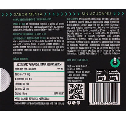 WUG Diet - Controle do apetite e redução de lanches. Cartela com 8 unidades.