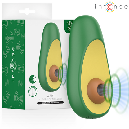 INTENSE - WAKI ABACATE ESTIMULADOR DE SUCÇÃO CLITORIAL