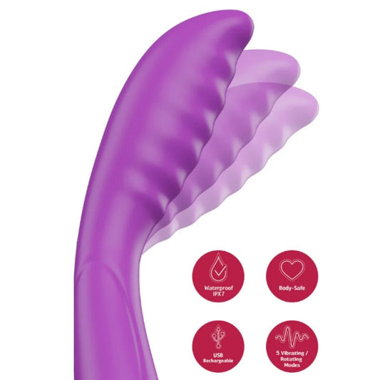 SHE.E.O - VIBRADOR ROXO PARA ESTIMULAÇÃO DO PONTO G