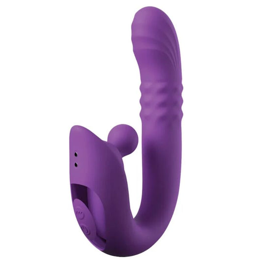 FANTASY FOR HER - HARMONI PRO VIBRADOR COELHO ROXO PARA PONTO G E CLITÓRIS