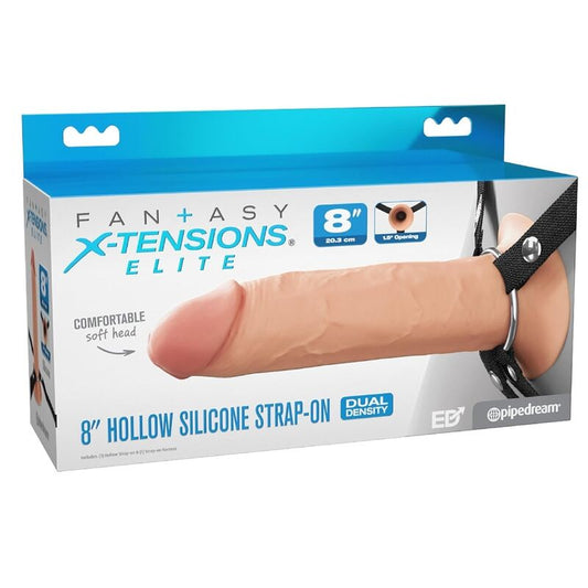 FANTASY X-TENSIONS ELITE - STRAP-ON DE SILICONE OCO DE 20,3 CM
