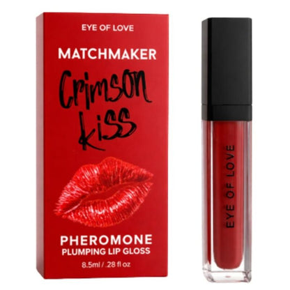 EYE OF LOVE - MATCHMAKER CRIMSON KISS BRILHO LABIAL VERMELHO COM EFEITO VOLUMIZADOR E FEROMÔNIOS 8,5 ML
