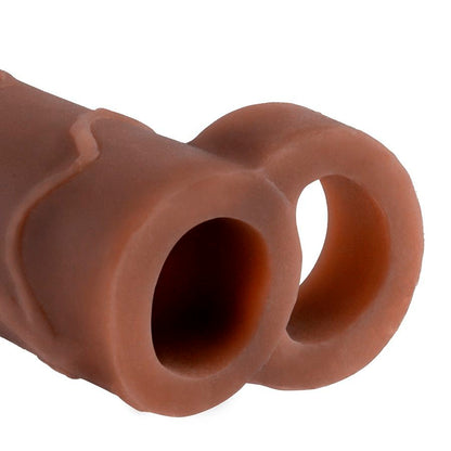 FANTASY X- TENSIONS - PERFECT 2 EXTENSION BALL STRAP PIEL MARRÓN