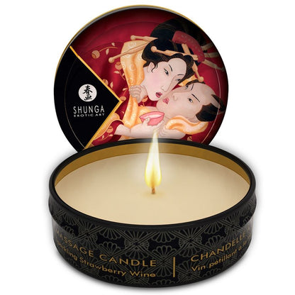 SHUNGA - MINI CARESS BY VELA DISPLAY VELAS DE MASSAGEM 24 UNIDADES
