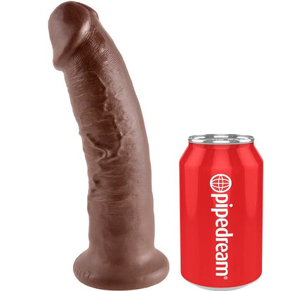 KING COCK - 9 DILDO MARRÓN 22.9 CM