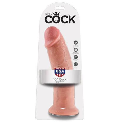 KING COCK - 10 CARNE DE CONSOLADOR 25.4 CM
