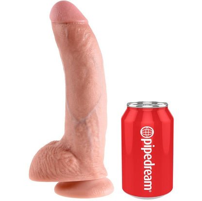 KING COCK - 9 CARNE DE DILDO CON BOLAS 22.9 CM