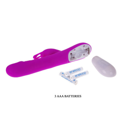 PRETTY LOVE - ROBERT VIBRATOR WITH CLITORAL STIMULATOR