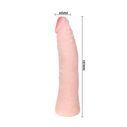 BAILE - DILDO DE SILICONA REALISTIC SKIN TOUCH 19 CM COLOR DE LA CAJA ALEATORIO