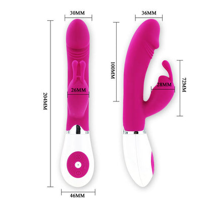 PRETTY LOVE - VIBRADOR DE CONEJO GENE