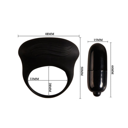 PRETTY LOVE - BERTRAM ANILLO VIBRADOR NEGRO BERTRAM NEGRO