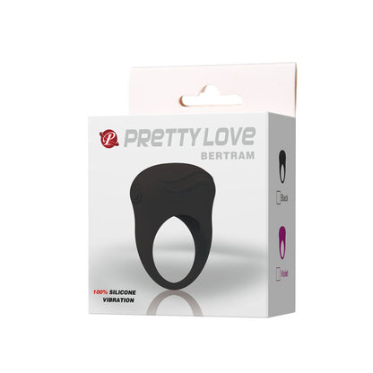 PRETTY LOVE - BERTRAM ANILLO VIBRADOR NEGRO BERTRAM NEGRO