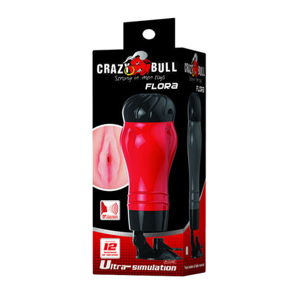 CRAZY BULL - FLORA VAGINA CON BASE MASTURBADOR DE VOZ