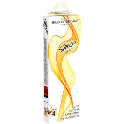 SHEER GLYDE - DAMS LATEX BLADES ORAL SEX VANILLA