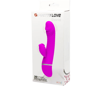 PRETTY LOVE - VIBRADOR COQUETEO CON CONEJO DAVID