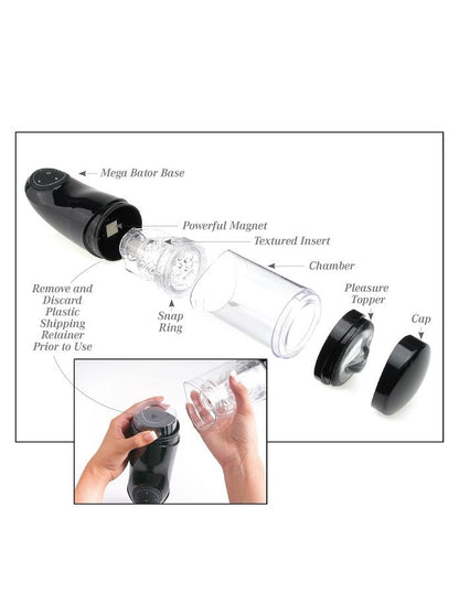 EXTREME TOYZ - PDX MEGA BATOR USB MALE MASTURBATOR RED MOUTH