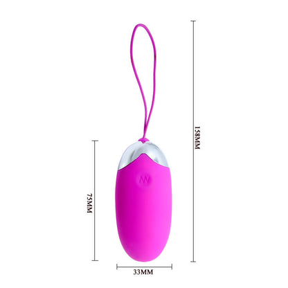 PRETTY LOVE - HUEVO VIBRADOR CON CONTROL REMOTO BERGER 12 V