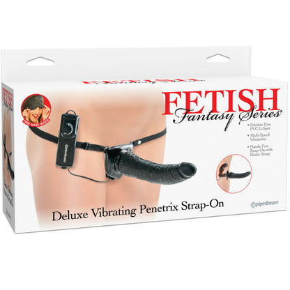 FETISH FANTASY SERIES - DELUXE VIBRATING PENETRIS STRAP-ON