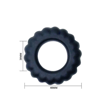 BAILE - TITAN BLACK PENIS RING 2 CM 