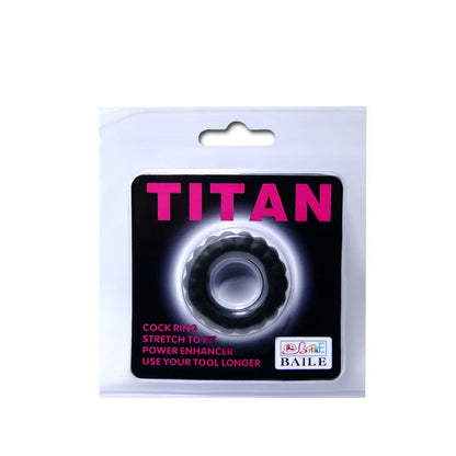 BAILE - TITAN BLACK PENIS RING 2 CM 