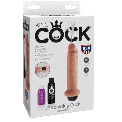 KING COCK - 17.8 CM DILDO CUMING
