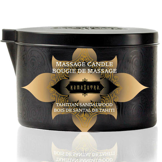 KAMASUTRA - KAMASUTRA MASSAGE CANDLE - VANILLA AND SANDALWOOD 170 GR