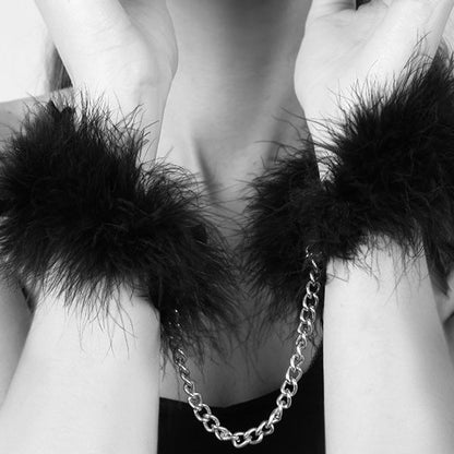JEWELLERY - ZA ZA ZU FEATHER HANDCUFFS