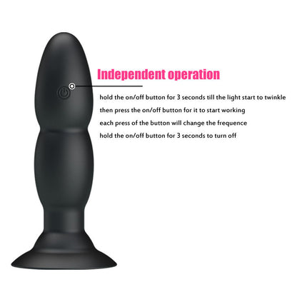 PRETTY LOVE - LOVE PLUG VIBRATOR AND ROTATION BY REMOTE CONTROL