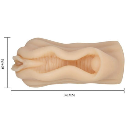 BAILE - MINI MASTURBADOR MASCULINO VAGINA DISEÑO DE LABIOS