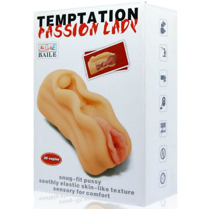 BAILE - MINI MASTURBADOR MASCULINO VAGINA DISEÑO DE LABIOS