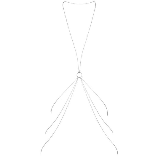 BIJOUX - MAGNIFIQUE METAL BODY CHAINS 8 SILVER