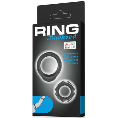 DANCE - KIT 2 SILICONE RINGS MALE RING