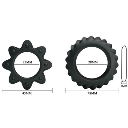 DANCE - KIT 2 FLOWERING SILICONE RINGS