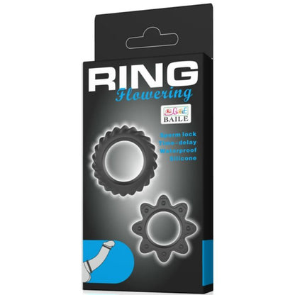 DANCE - KIT 2 FLOWERING SILICONE RINGS