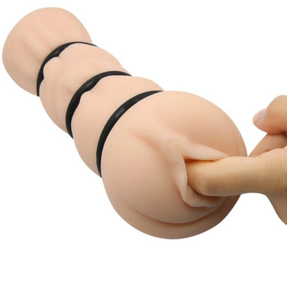 CRAZY BULL - MASTURBADOR DE VAGINA CON ANILLOS