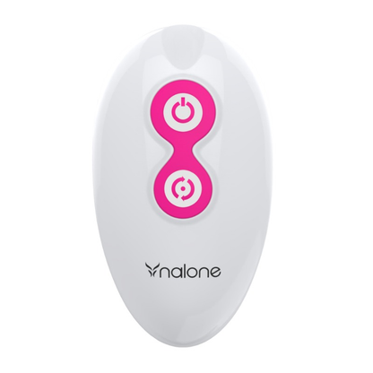 NALONE - VIBRADOR ANAL DE PERLAS CON CONTROL REMOTO NEGRO