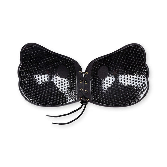 BYE-BRA - LACE-IT ENHANCEMENT PUSH-UP BLACK A CUP