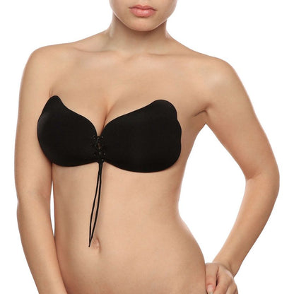 BYE-BRA - LACE-IT ENHANCEMENT PUSH-UP BLACK B CUP
