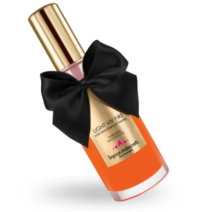 BIJOUX - HEAT EFFECT MASSAGE OIL WITH STRAWBERRY SCENT