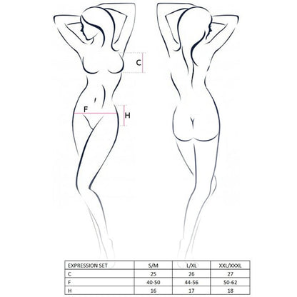 PASSION - EXPRESS WOMAN SET SIZE S/M FETISH