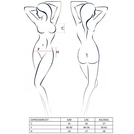 PASSION - EXPRESS WOMAN SET SIZE S/M FETISH