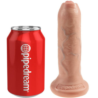 KING COCK - DILDO REALISTA COLOR CARNE SIN CORTES 15 CM