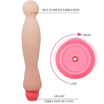 BAILE - VIBRADOR DE COLUMNA SENSUAL FLEXI VIBE 22 CM