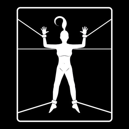 FETISH SUBMISSIVE - NOPRENE LINING HANDCUFFS AND TIE SET